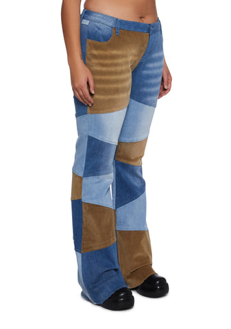 There She Goes Patchwork Jeans