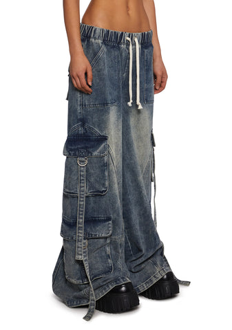Eclectic Energy Wide Leg Cargo Pants