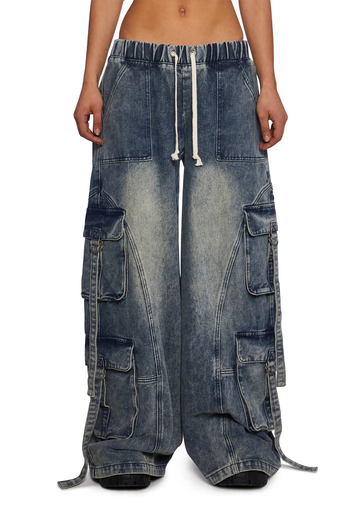 Eclectic Energy Wide Leg Cargo Pants