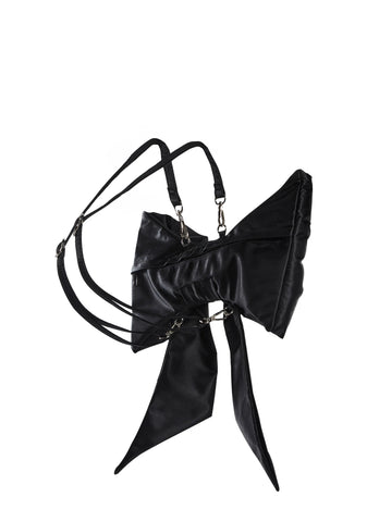 Socialite Sweetness Bow Backpack - Black