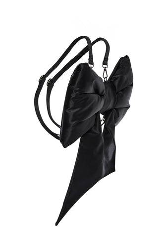 Socialite Sweetness Bow Backpack - Black