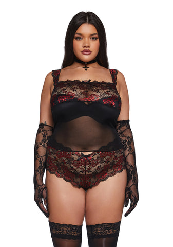 Upside Down Sleep Lingerie Set