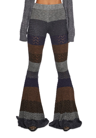 Trippy Fads Crochet Pants - Multi