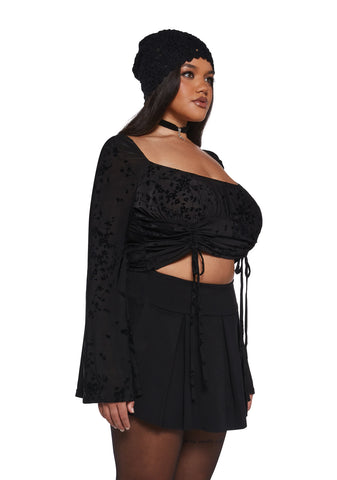 Your Fate Long Sleeve Top - Black