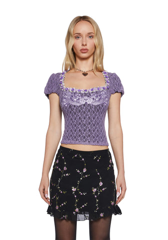Hideaway Spell Lace Top