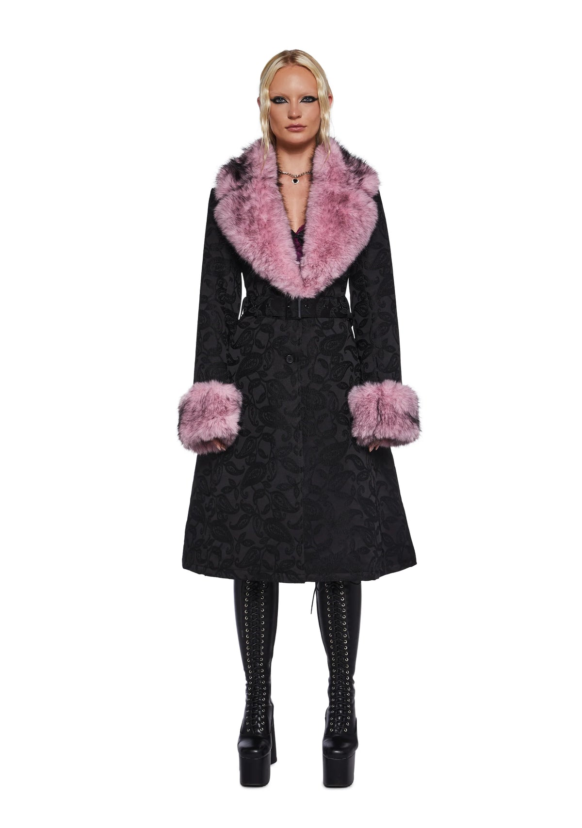 Regal Presence Brocade Coat