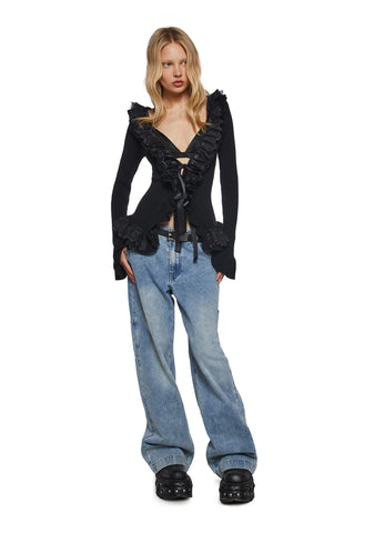 Celestial Darkness Knit Cardigan