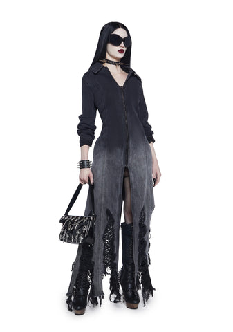 Hidden Shadows Denim Duster