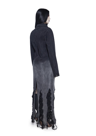 Hidden Shadows Denim Duster