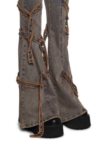 Street Takeover Bondage Denim Pants