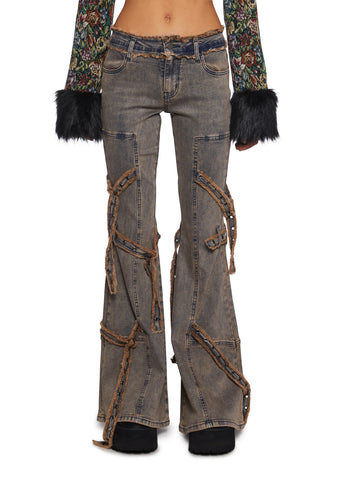 Street Takeover Bondage Denim Pants