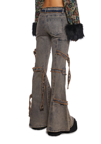 Street Takeover Bondage Denim Pants