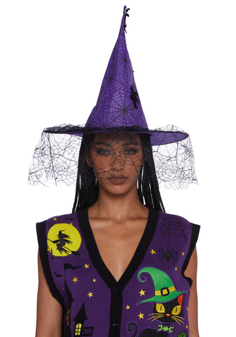 Webbed Magic Witch Hat