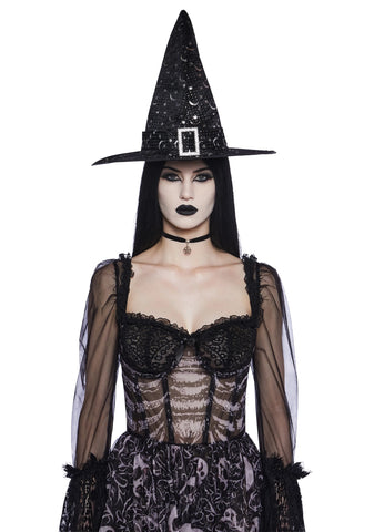 Mystic Moon Witch Hat