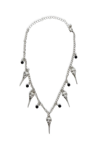 Sinister Skull Statement Necklace