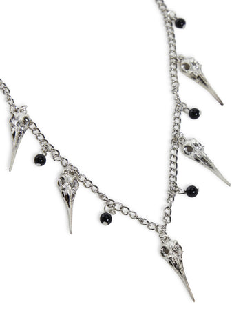 Sinister Skull Statement Necklace
