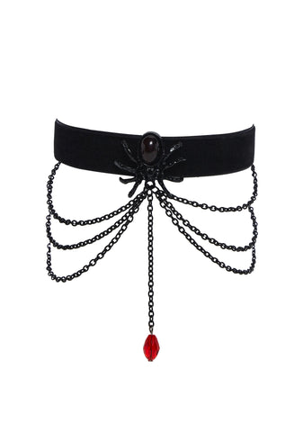 Spider’s Caress Chain Choker
