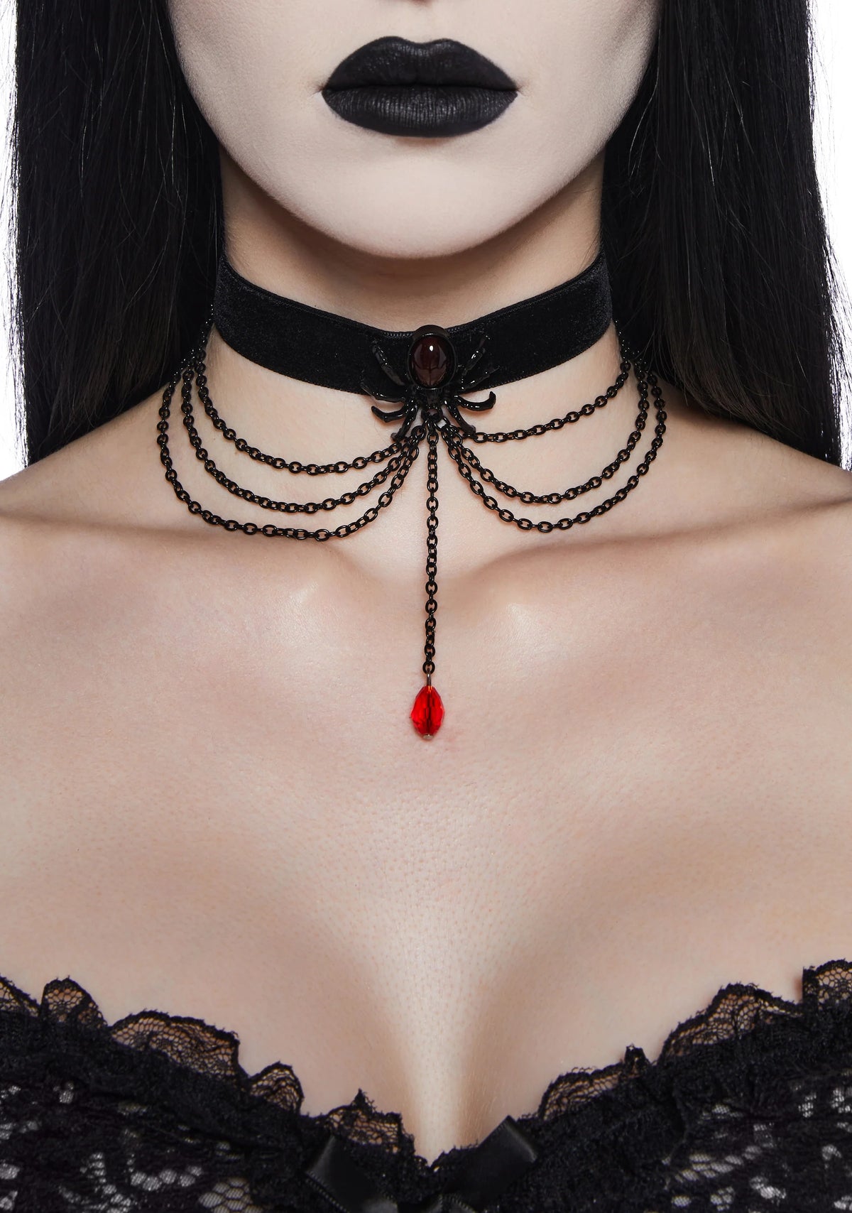 Spider’s Caress Chain Choker
