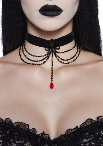 Spider’s Caress Chain Choker