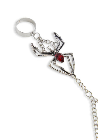 Spider’s Embrace Hand Chain