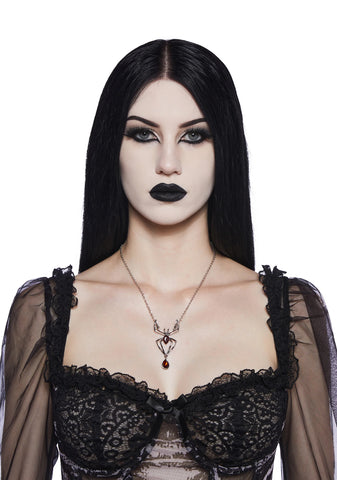 Spider’s Embrace Charm Necklace