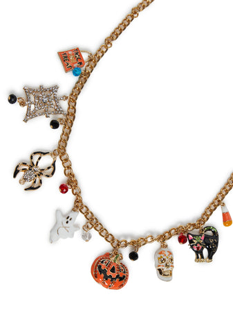 Halloween Spirit Charm Necklace