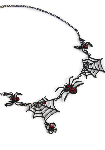 Love’s Web Statement Necklace