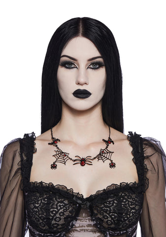 Love’s Web Statement Necklace