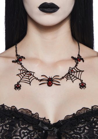Love’s Web Statement Necklace