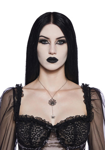 Arachnid Affairs Spider Necklace