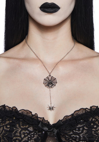 Arachnid Affairs Spider Necklace