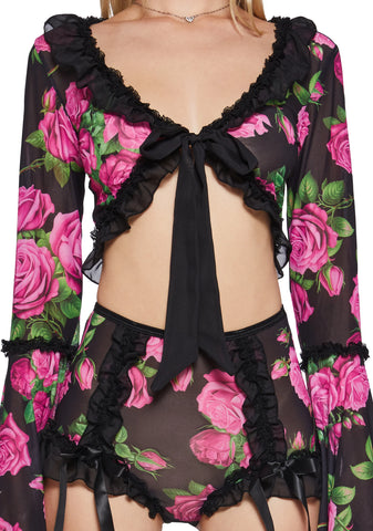 Regal Rose Lingerie Set