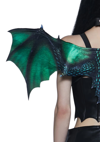 Mythical Mayhem Dragon Wings - Green