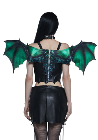 Mythical Mayhem Dragon Wings - Green