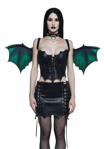Mythical Mayhem Dragon Wings - Green