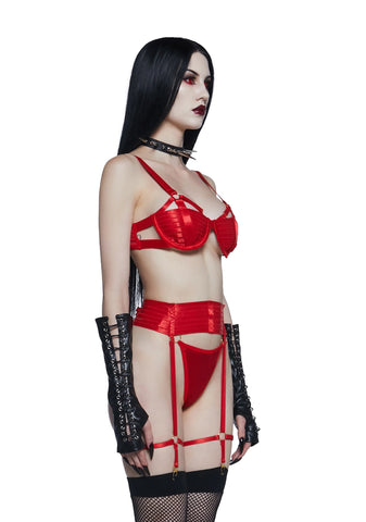 Coffin Lovers Lingerie Set
