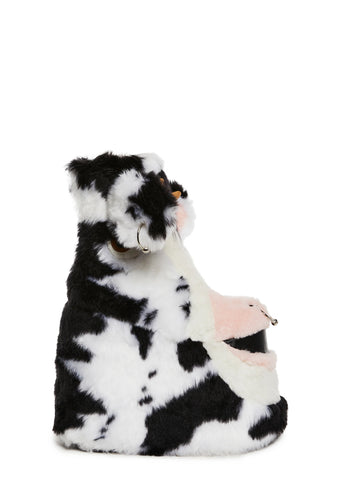 Total Wildlife Platform Booties - Black