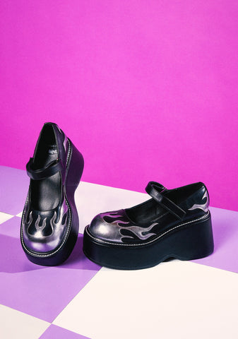 Totally Obsessing Platform Mary Janes