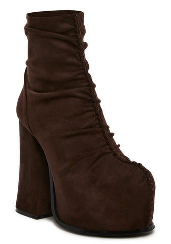 Simmer Down Platform Booties