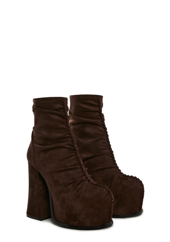 Simmer Down Platform Booties