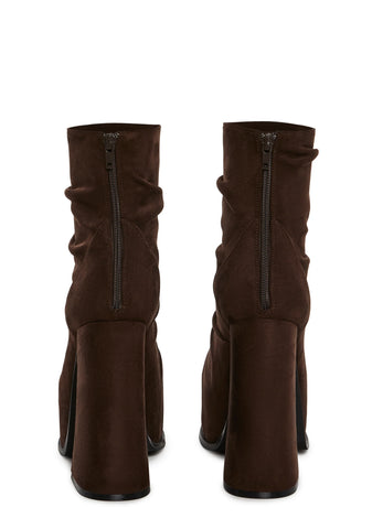 Simmer Down Platform Booties