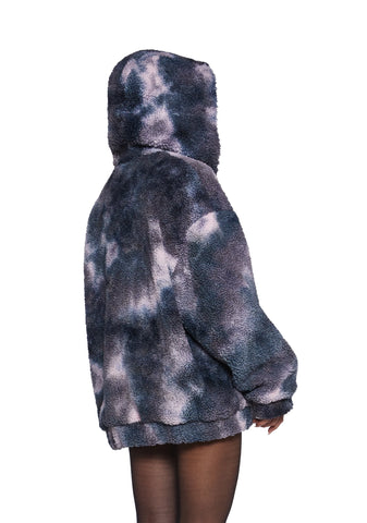 Angel For Hire Hooded Sherpa Jacket - Multi