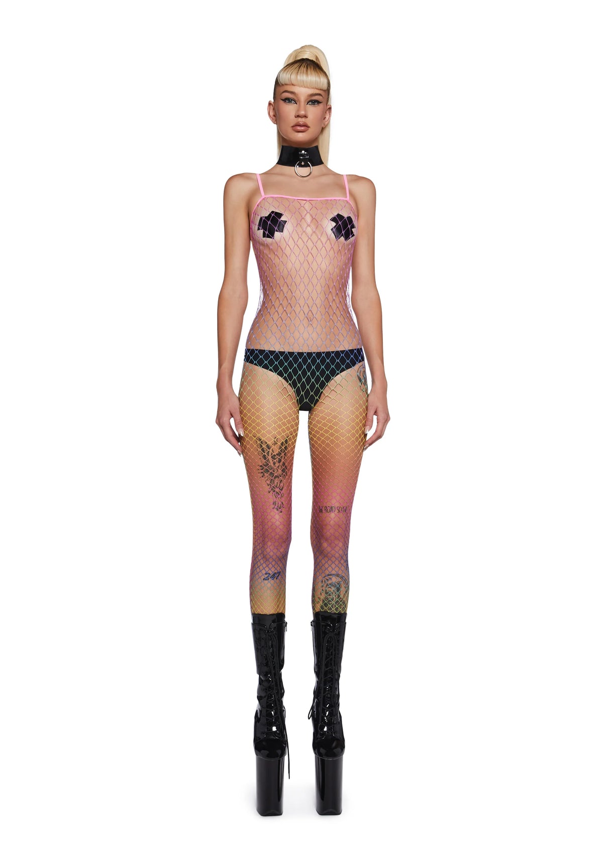 Vivid Vision Fishnet Body Stocking