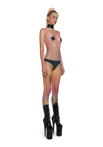 Vivid Vision Fishnet Body Stocking