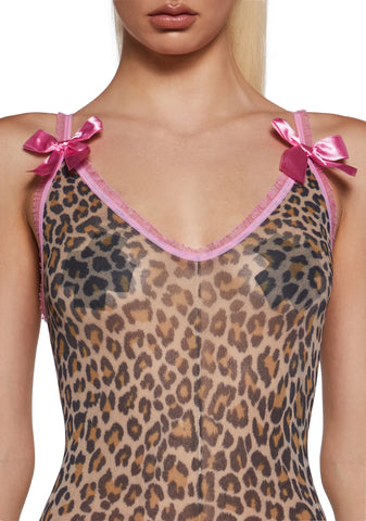 True Spots Mesh Body Stocking