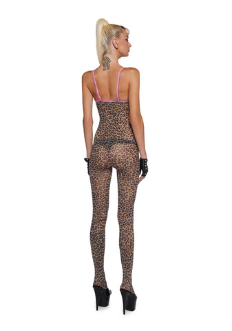 True Spots Mesh Body Stocking