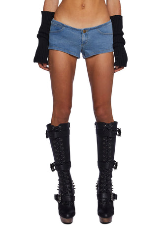 Chic Summer Denim Mini Shorts