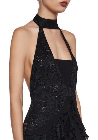 Assertive Beauty Lace Midi Dress