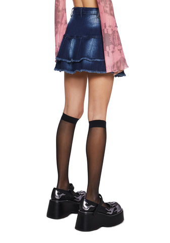 No Room For Drama Mini Skirt