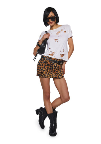 Opulent Fierceness Mini Skirt